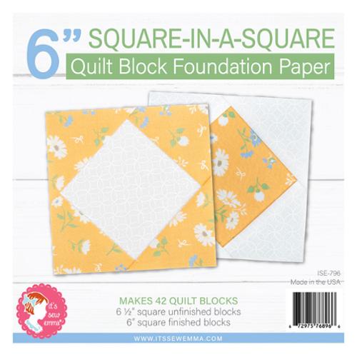 6" Square in Square Foundation Paper Tablet