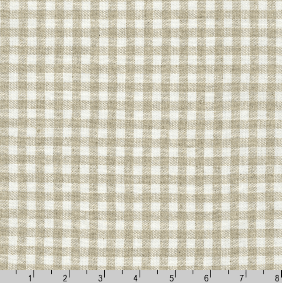 Essex Yarn Dyed: Gingham in Natural Essex Yarn Dyed: Gingham in Natural