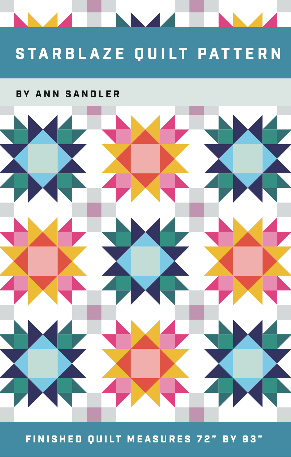 Starblaze PDF Quilt Pattern Starblaze PDF Quilt Pattern