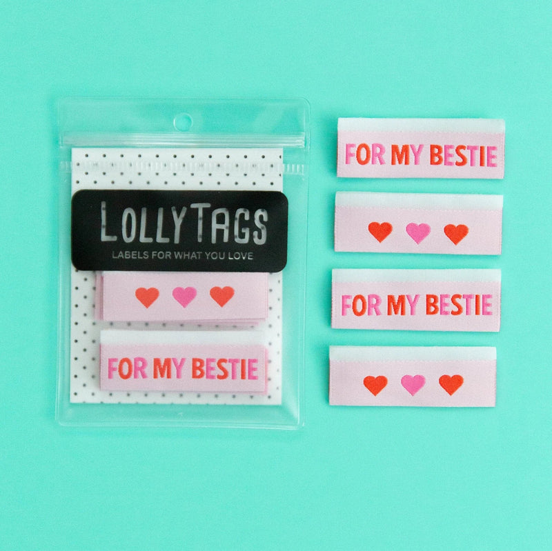 Lolly Tags: For My Bestie in Pink