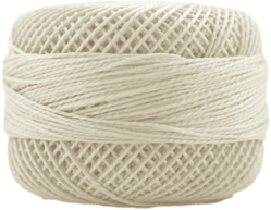 Perle Cotton: 1000 Soft White