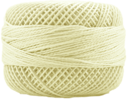 Perle Cotton: 1214 Light Yellow