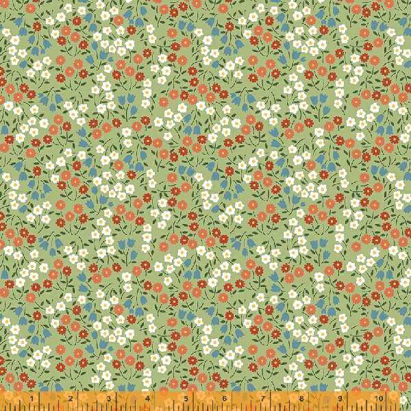 Forget Me Not: Ditsy Floral in Leaf