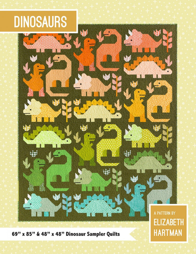 Dinosaurs by Elizabeth Hartman Quilt Pattern