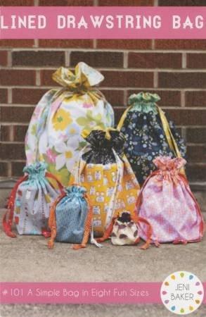 Lined Drawstring Bag by Jeni Baker - Main Image