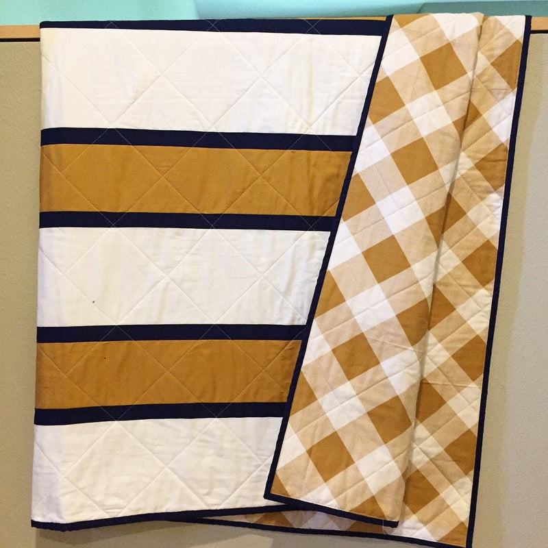 Rugby Stripe Quilt Top