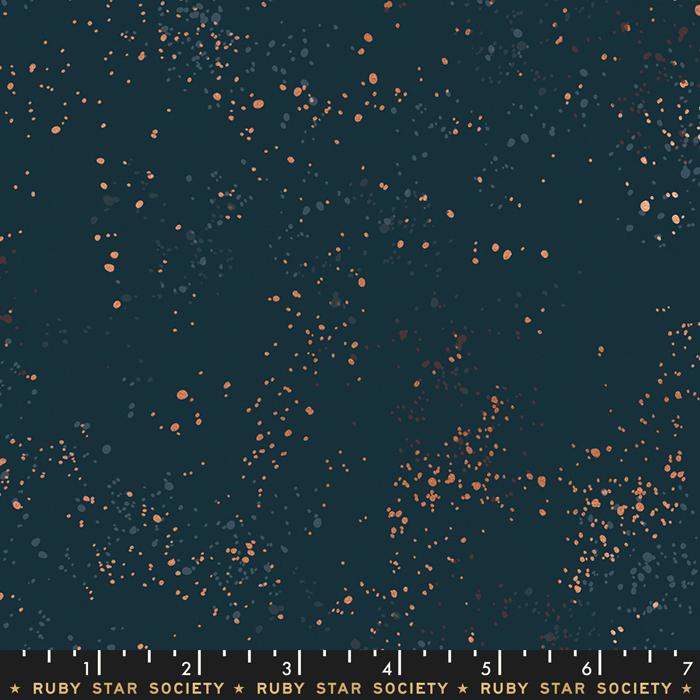Speckled Metallic Teal Navy - 55M Speckled Metallic Teal Navy - 55M