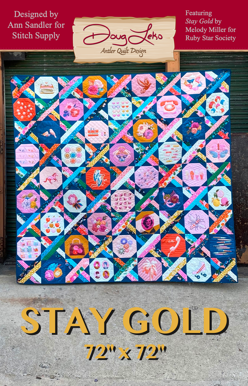 Stay Gold Quilt Pattern PDF