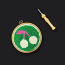 Punch Needle Cherries Kit by Rashida Coleman Hale