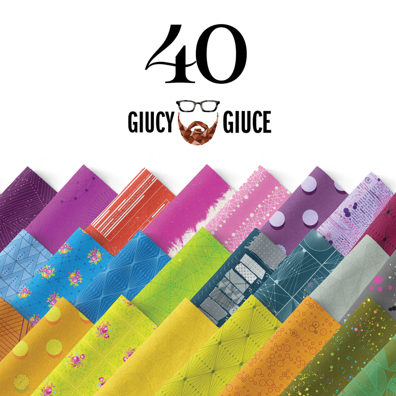 40 by Giucy Giuce: 1/2 yard bundle