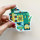 Wisconsin State Sticker - Stitch Supply Co. 