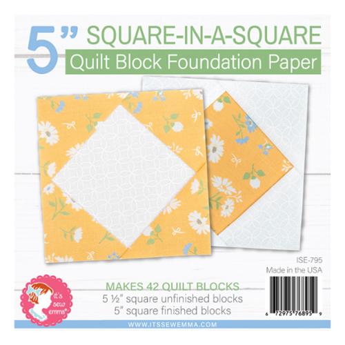 5" Square in Square Foundation Paper Tablet