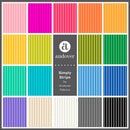 Simply Stripe: Bundle - 28 pcs