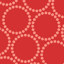 WIDEBACK Pearl Bracelet in Candy Cane 54"x108"