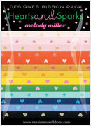 Ribbon: Hearts and Sparks