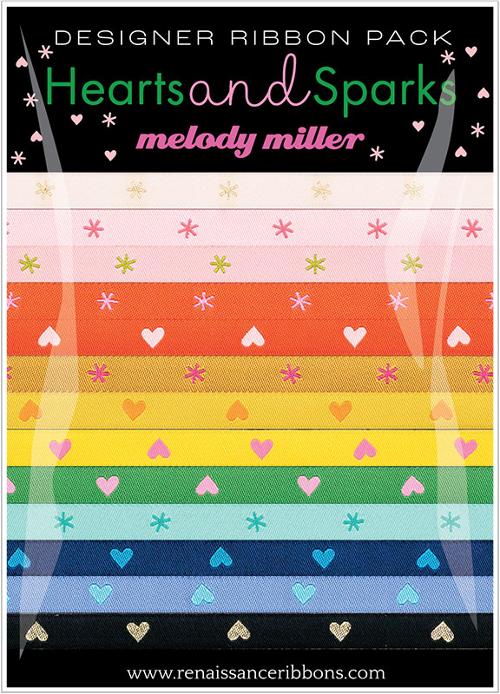 Ribbon: Hearts and Sparks