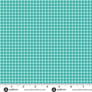 Ghostly Garden: Bitty Gingham in Aqua
