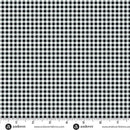 Ghostly Garden: Bitty Gingham in Black