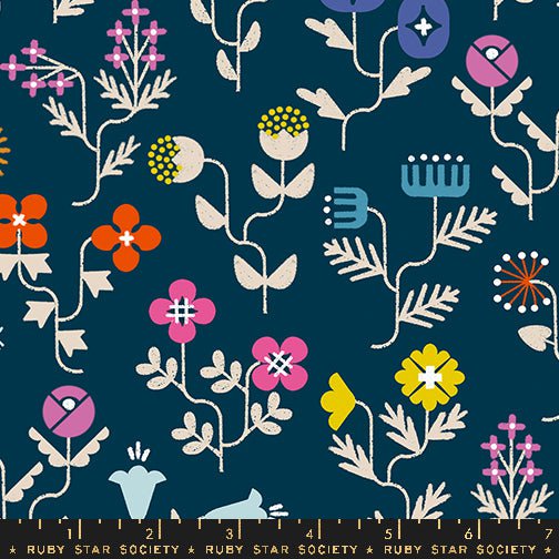 CANVAS Salutations: Forget Me Not in Navy