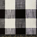 Sunshine Toweling: Checker in Black