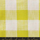 Sunshine Toweling: Checker in Citron