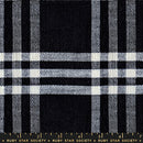 Warp and Weft Mystic: Chore Coat Horizon Plaid in Black