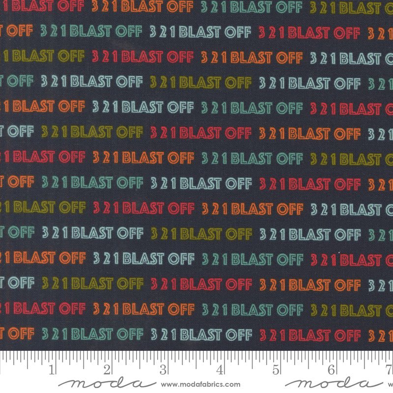 321 Blast Off: Countdown in Night Sky