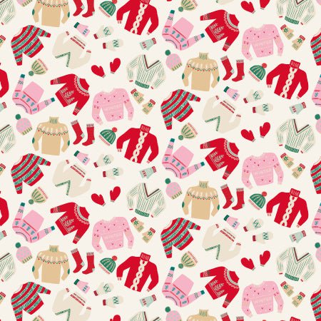 Snow Day Fun: Cozy Sweater in Pink