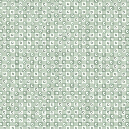 Easter: Daisy Gingham in Green