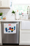 Teddy and the Bears Tea Towel