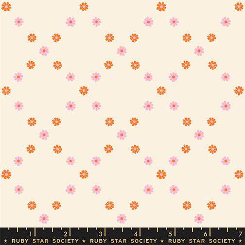 Best Day Ever: Diamond Flowers in Orange