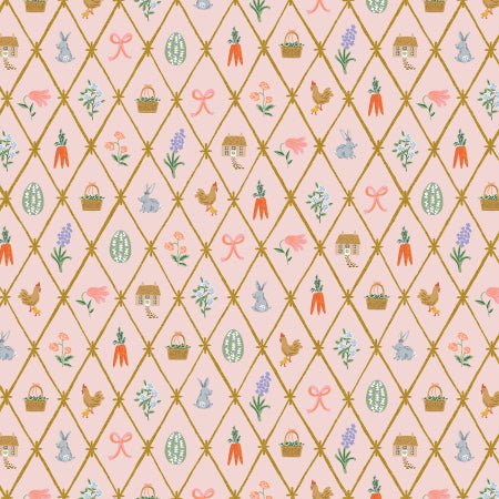 Easter: Easter Lattice in Blush