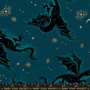 Fireglow: Etched Dragons in Metallic Galaxy **BACK IN STOCK IN OCT**