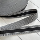 Fine Stripe Webbing in Black