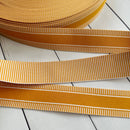 Fine Stripe Webbing in Golden
