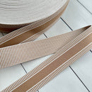 Fine Stripe Webbing in Sand
