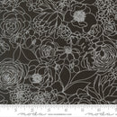 True to Hue: Floral Sketch in Black