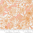 True to Hue: Floral Sketch in Blush
