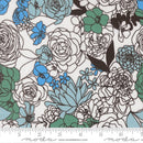 True to Hue: Floral Sketch in Dusty
