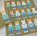 Foxes in Flannels Pattern