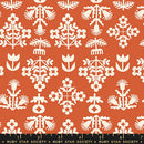 Paper Cuts 2: Fresh Cut Florals in Persimmon - Stitch Supply Co. 