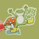 Dilly Dally Rainboots Vinyl Sticker
