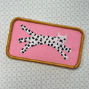 Snow Leopard Iron On Patch