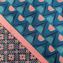 Pillowcase Kit: Tulips in Lavender and Navy