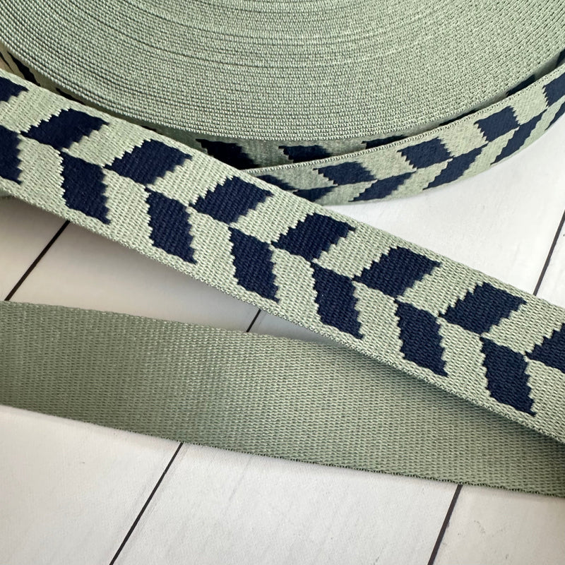 Braid Webbing: Composed and Navy