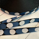 1" Webbing: Dots on Black