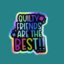Vinyl Sticker: Quilty Friends