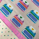 Pillowcase Kit: Typewriter in Pink