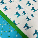 Pillowcase Kit: Tigers in Aqua