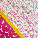 Pillowcase Kit: Animals in Magenta